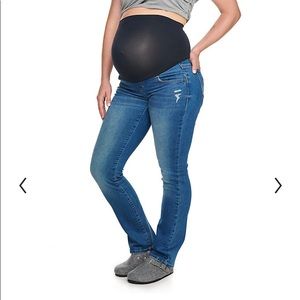 Maternity Sonoma Goods For Life® Over-The-Belly Bootcut Jeans